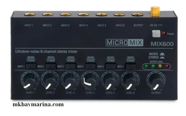 YML3 Mixer Stereo MIX600 Mini DJ (1)